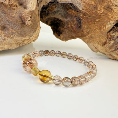 擋煞/招財-《黑金超七設計款手鍊》2