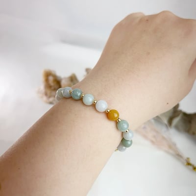 平安扣玉/平安無事-《天然A貨翡翠平安扣手鍊》5