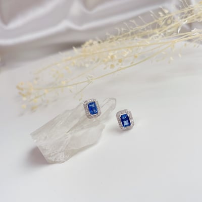 輕奢珠寶～藍晶石耳環2