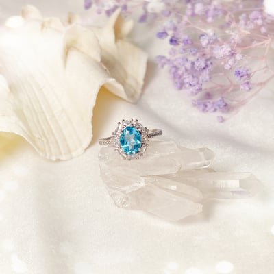 滿鑽拓帕石戒指4