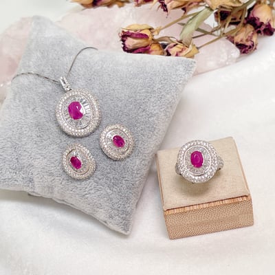 設計款無燒紅寶套組4