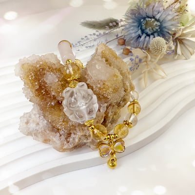 財富能量/貴人運-《白水晶九尾狐手鍊》3