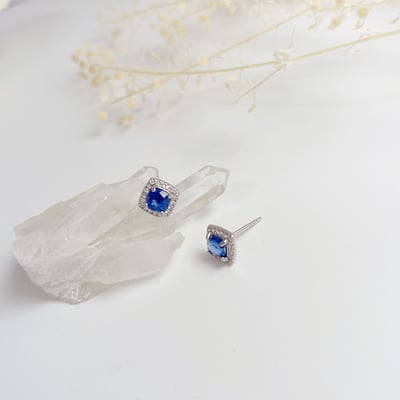 輕奢珠寶～藍晶石耳環3