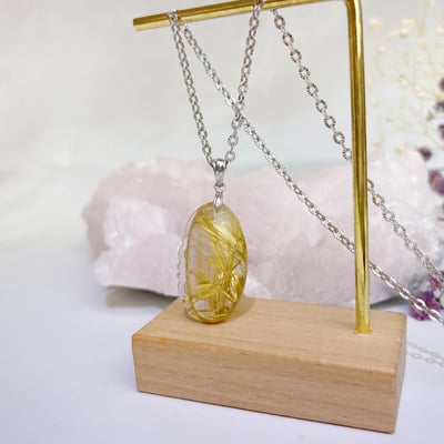 收藏級-鈦晶滿絲項鍊2