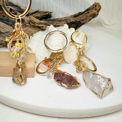 水晶原礦/能量御守-《原礦吊飾·鑰匙圈》1