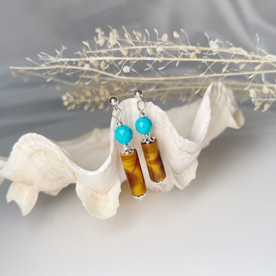 藍松+虎眼耳環5