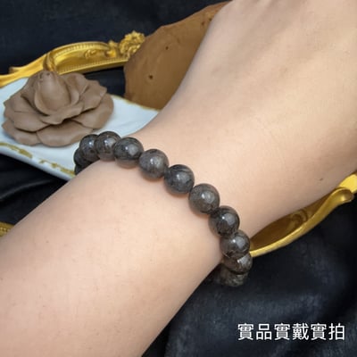 財富/擋煞/能量-《8mm黑銅鈦水晶手鍊》6