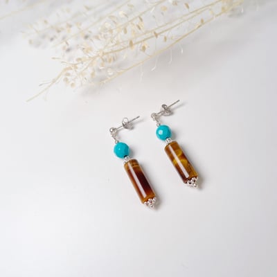 藍松+虎眼耳環2