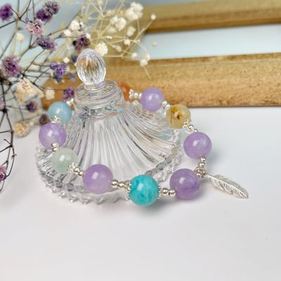 貴人運/財富自由-《薰衣草紫晶·多寶水晶手鍊》5