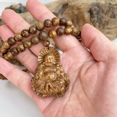 清香味/避邪安神-《野生越南芽莊彌勒佛沉香項鍊》7
