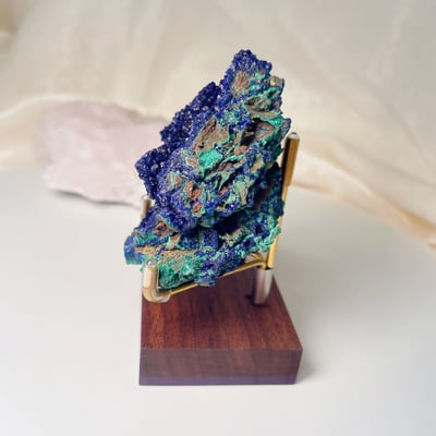特A級藍銅礦孔雀石共生原石3