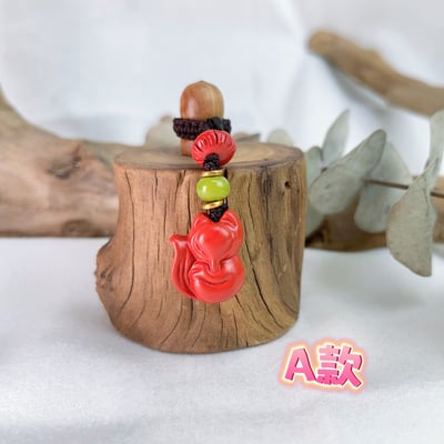 避邪擋煞/開運招財-《狐狸硃砂吊飾》4