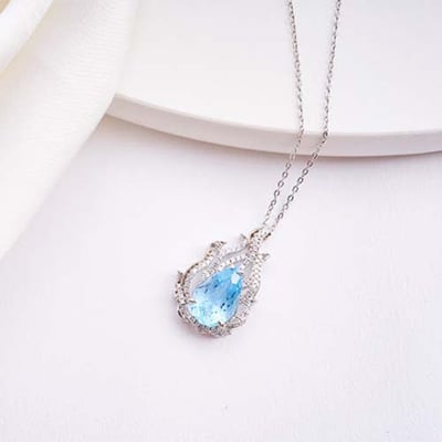 海洋之心拓帕石項鍊2