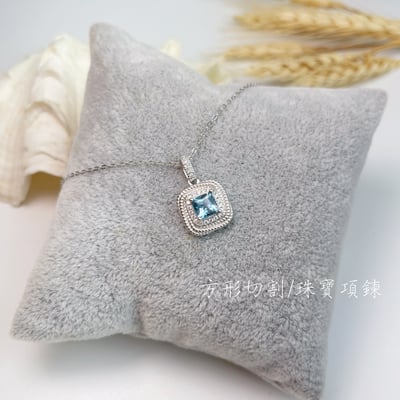 守護之石-《方形切割拓帕石項鍊》4