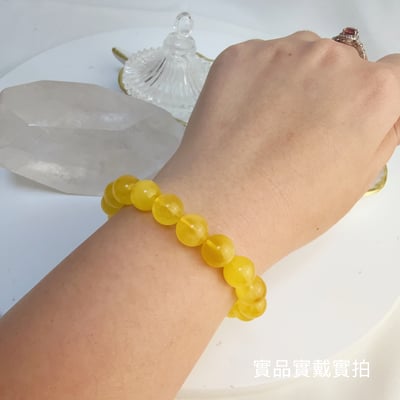 辟邪去災/招財納福-《10mm金絞蜜琥珀手珠》7