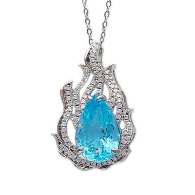 海洋之心拓帕石項鍊1