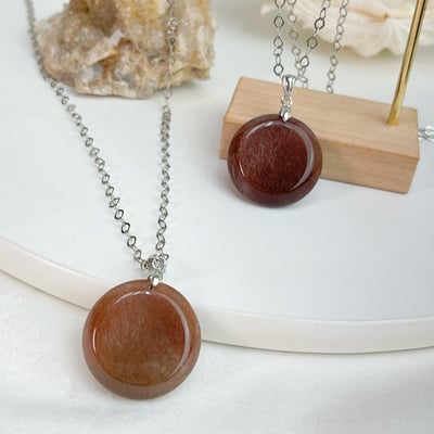 提升運勢/健康系寶石-《紅兔毛水晶項鍊》5