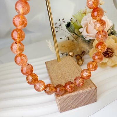 正能量/旺運勢/招財-《7mm星光晶點金太陽手鍊》5