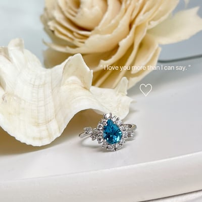 守護之石/自信美麗-《水滴托帕石珠寶戒指》5