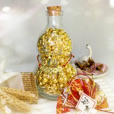 開運風水擺飾-《大葫蘆元寶瓶》5