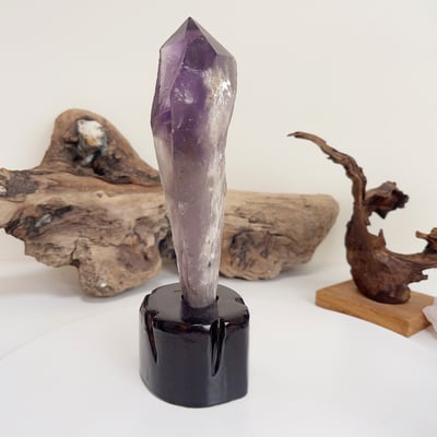 紫晶權杖水晶擺件3