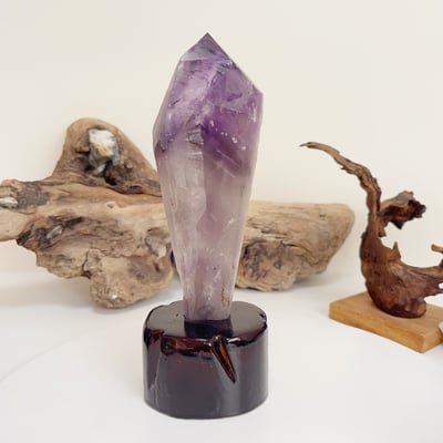 紫晶權杖水晶擺件1