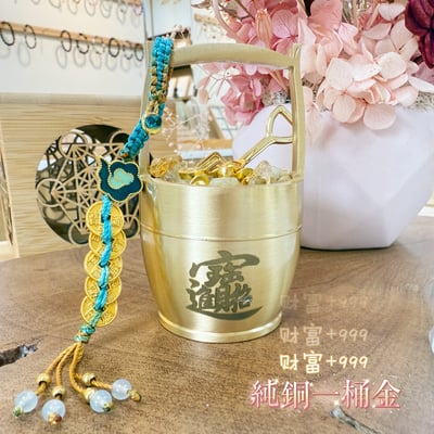 招財/暴富/福氣-《招財進寶一桶金擺件》2