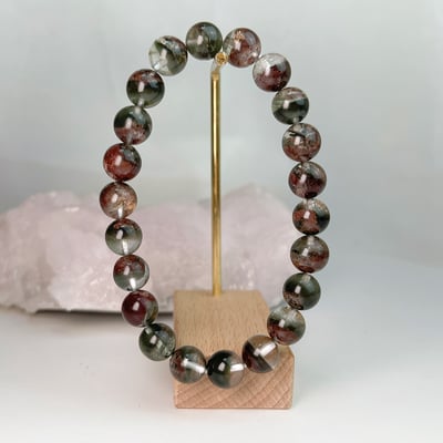 穩定心靈/招財助事業-《9mm綠幽靈聚寶盆水晶手鍊》4