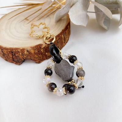 鎮煞/避邪/防小人-《瑪瑙圈銀曜狐貍吊飾》5