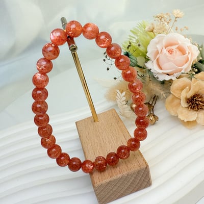 正能量/旺運勢/招財-《6.5mm星光晶點金太陽手鍊》4