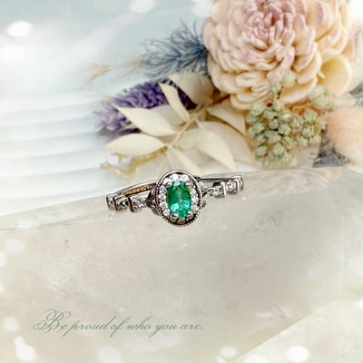 主流寶石/珠寶收藏-《橢圓祖母綠戒指》4