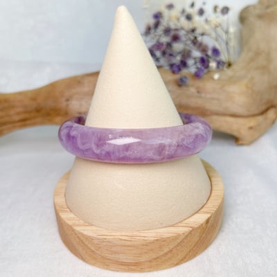 原礦紫水晶瑪瑙鐲A101