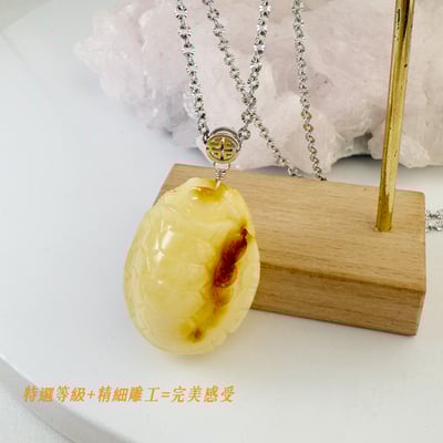 避邪擋煞/招財納福-《金錢龜琥珀蜜蠟項鍊》6