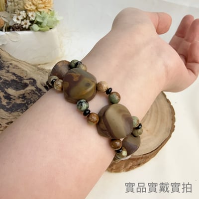 避邪平安/招福趨吉-《天眼天珠女媧綠松石手排》7