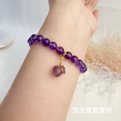 貴人/智慧/正能量-《紫水晶福袋手鍊》5