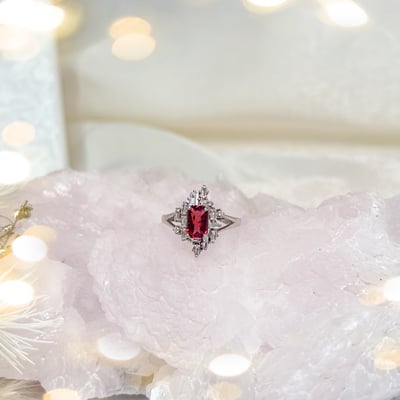 幾何石榴石戒指4
