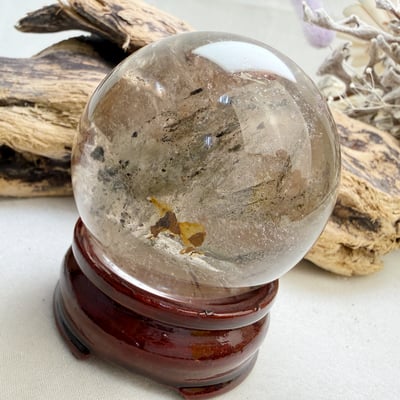 事業發展的小幫手-《彩虹光綠幽靈水晶球》2