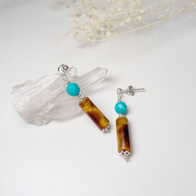 藍松+虎眼耳環4