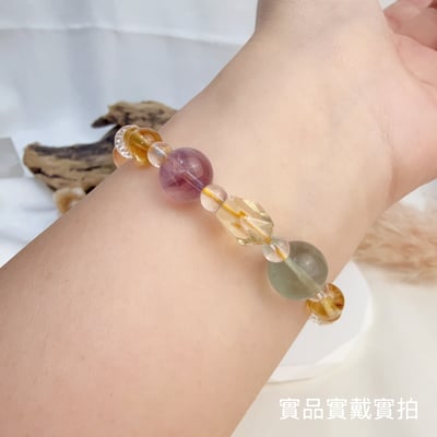 聚財聚氣/能量守護-《黃水晶貔貅能量水晶手鍊》6