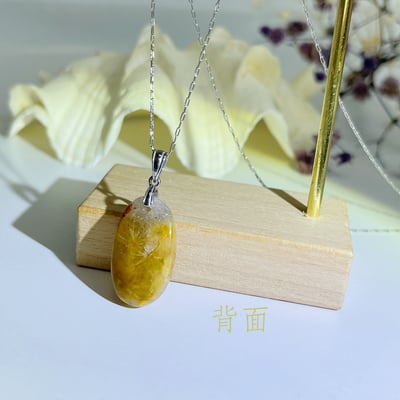 收藏級-鈦晶花滿絲項鍊5