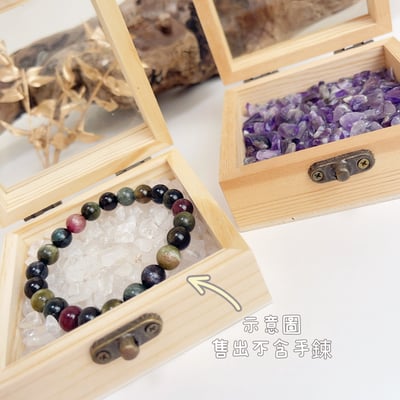 《水晶消磁淨化盒》-小原木方形4