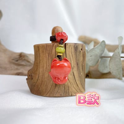 避邪擋煞/開運招財-《狐狸硃砂吊飾》5