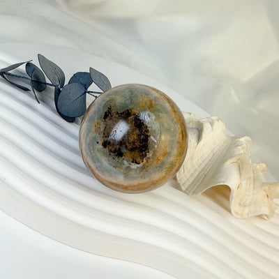 原礦球/心靈力量-《海洋藍力士水晶球》B13