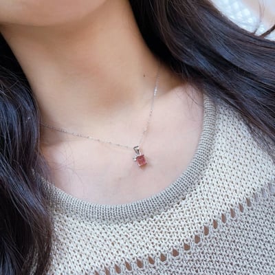 小蝴蝶結糖塔碧璽項鍊7