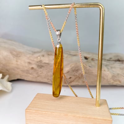 收藏級-《天然蟲珀琥珀項鍊》3