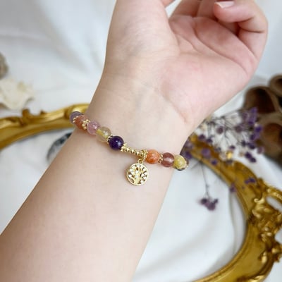 全方位功效/生生不息-《生命之樹多寶水晶手鍊》6