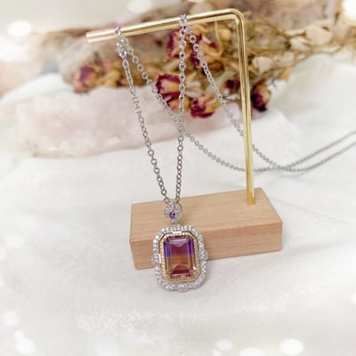 大克拉數紫黃晶項鍊3