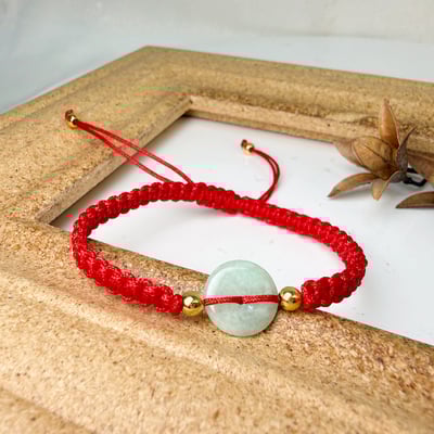 太歲年擋煞/開運-《小平安扣紅繩手鍊》3