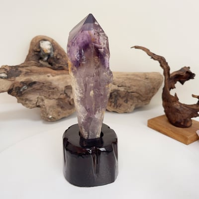 紫晶權杖水晶擺件3