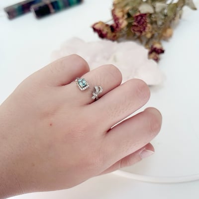 心靈釋放-蝴蝶結風信子戒指6